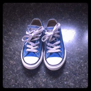 Blue converse size kids 11